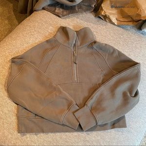 Scuba oversized funnel neck half zip rover xs/s gently used half zip 1/2